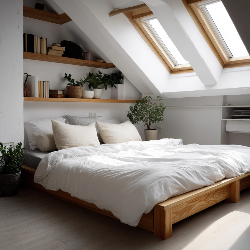 Low Ceiling Attic Bedroom 5