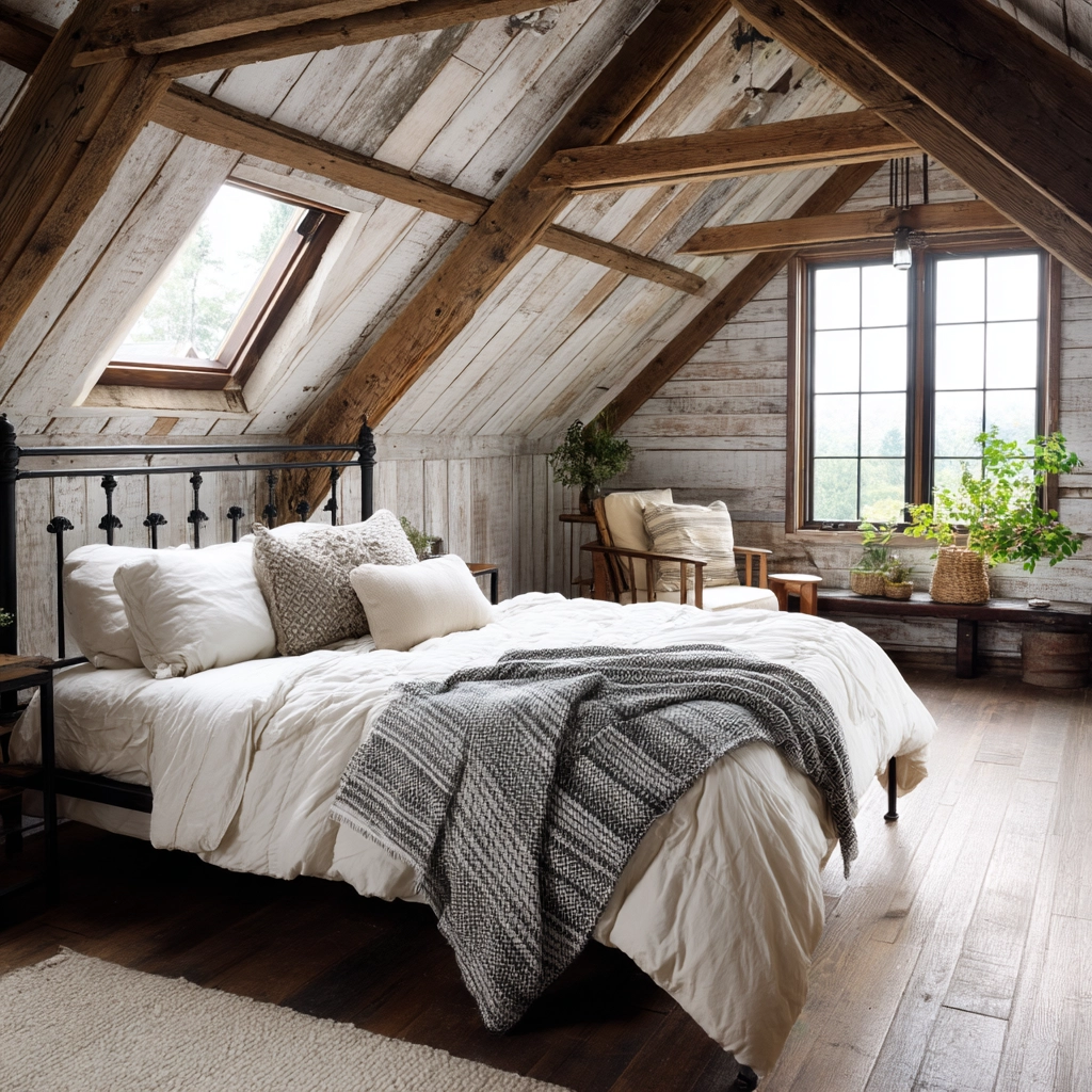 Low Ceiling Attic Bedroom 59