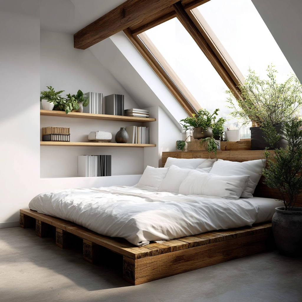 Low Ceiling Attic Bedroom 6