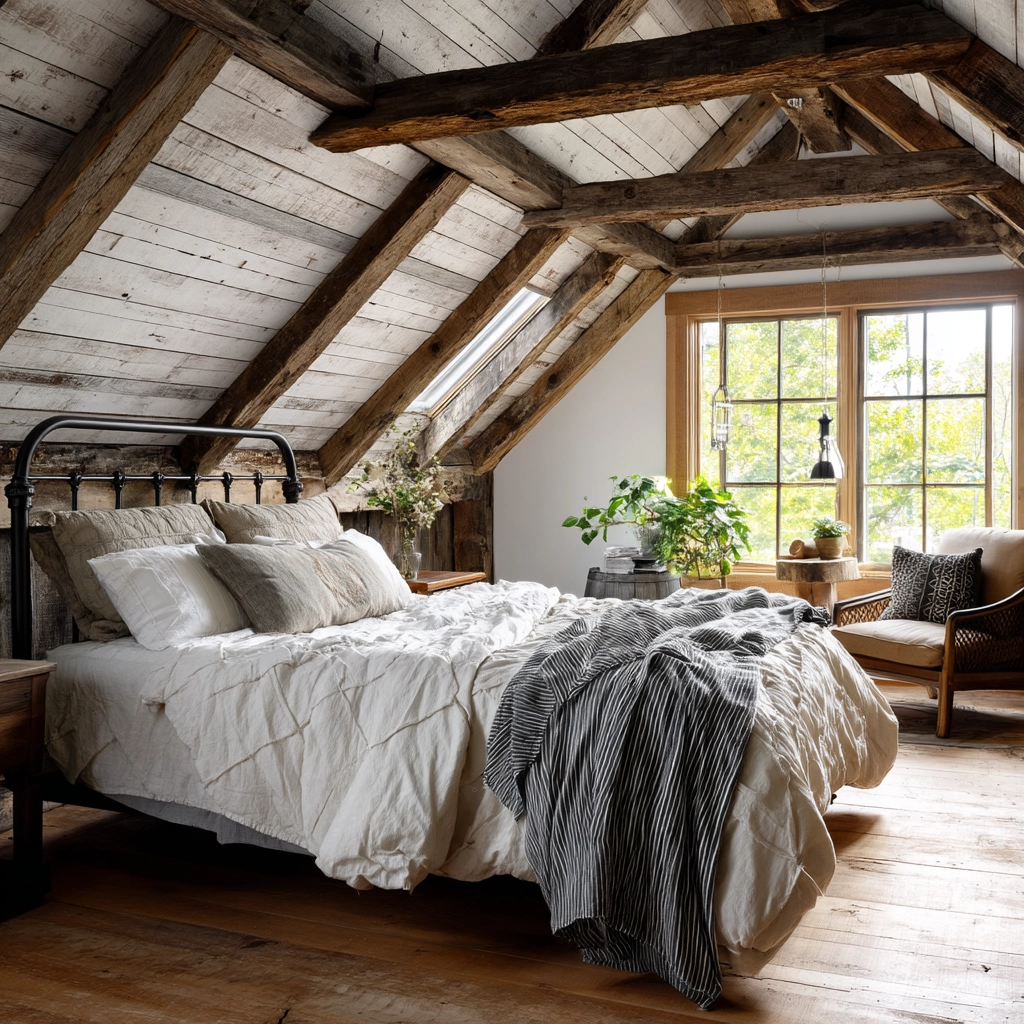 Low Ceiling Attic Bedroom 60