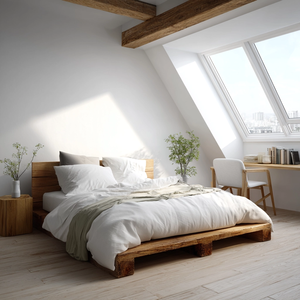 Low Ceiling Attic Bedroom 61