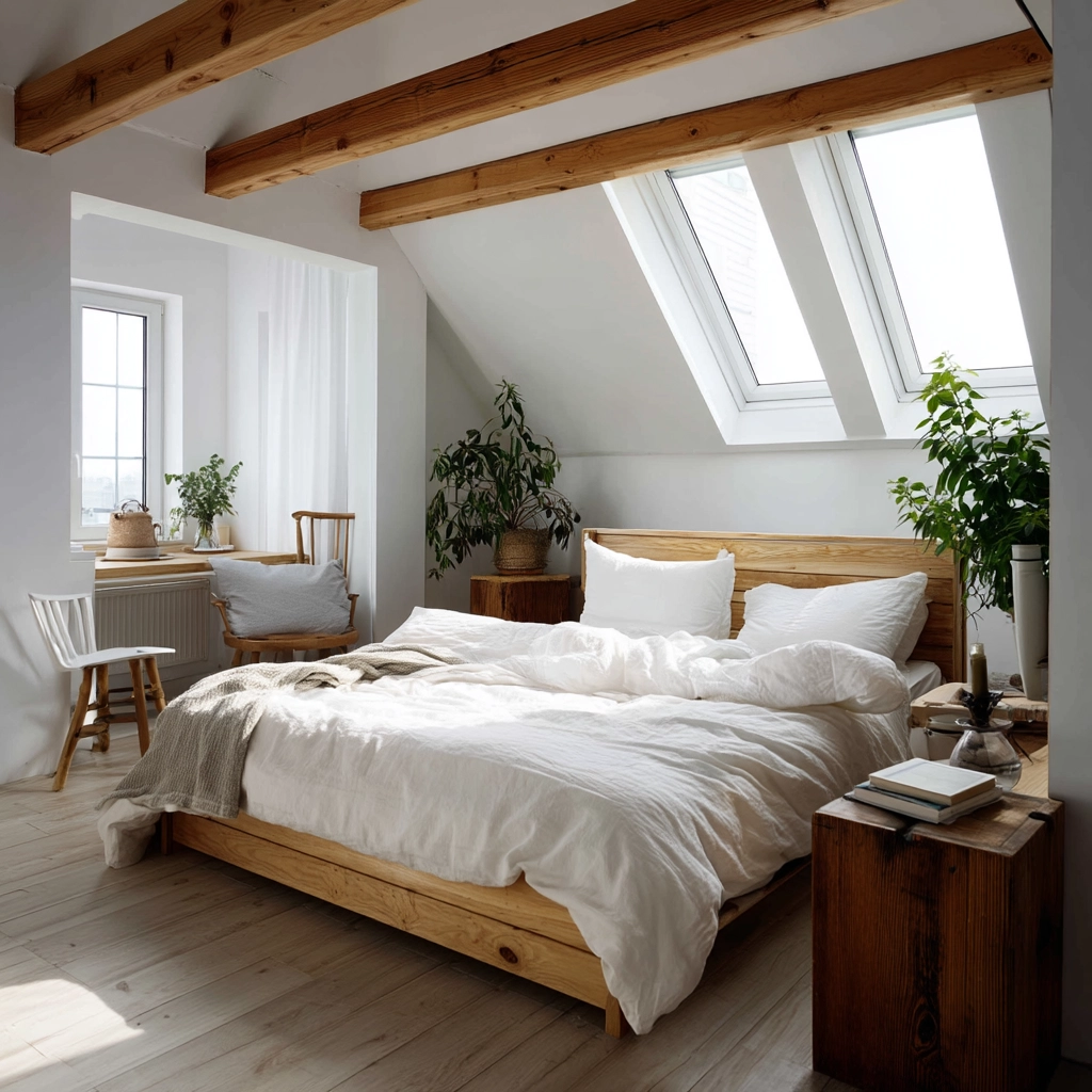 Low Ceiling Attic Bedroom 62