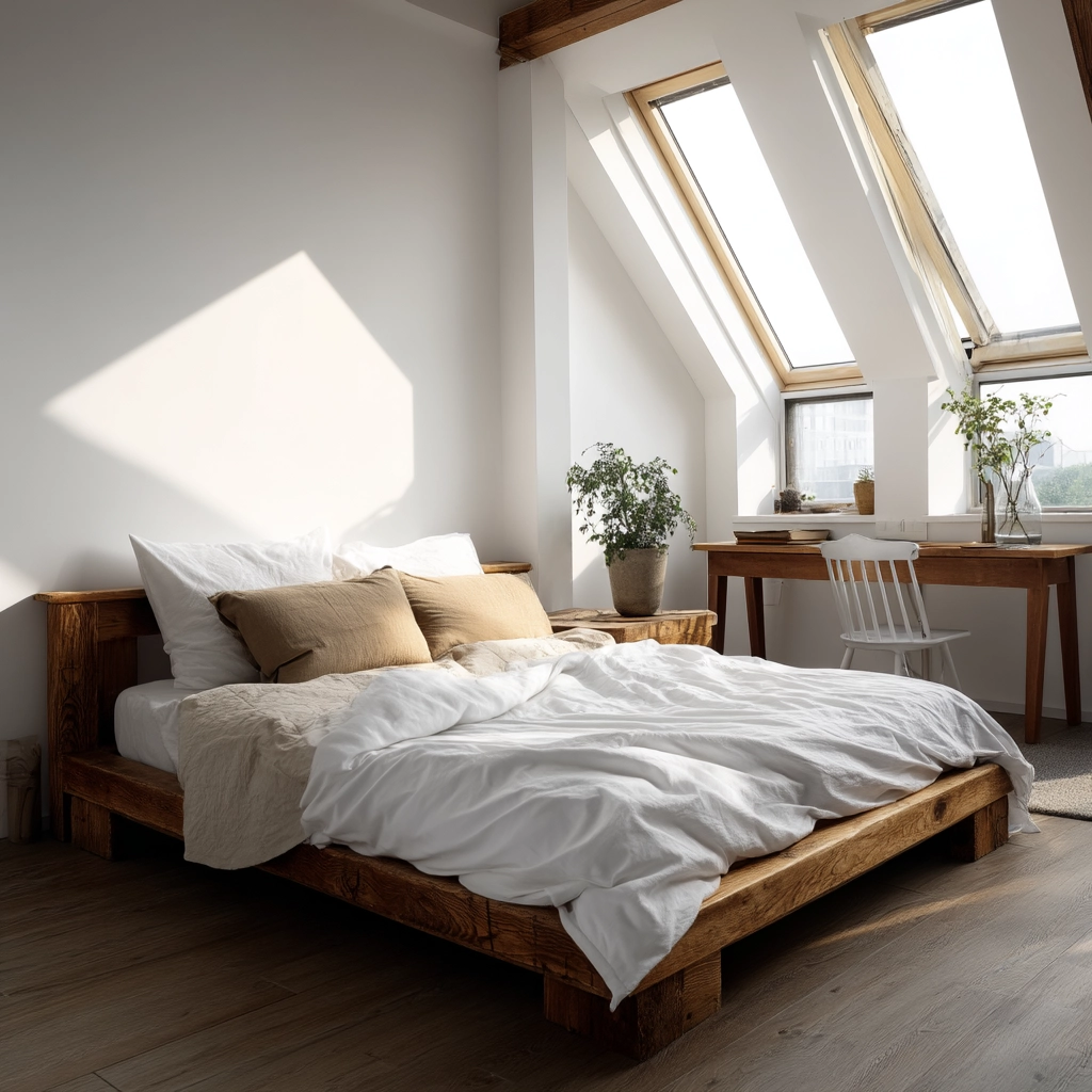 Low Ceiling Attic Bedroom 63