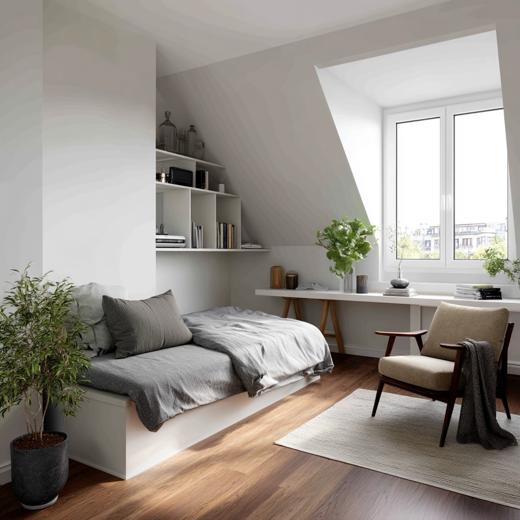 Low Ceiling Attic Bedroom 65