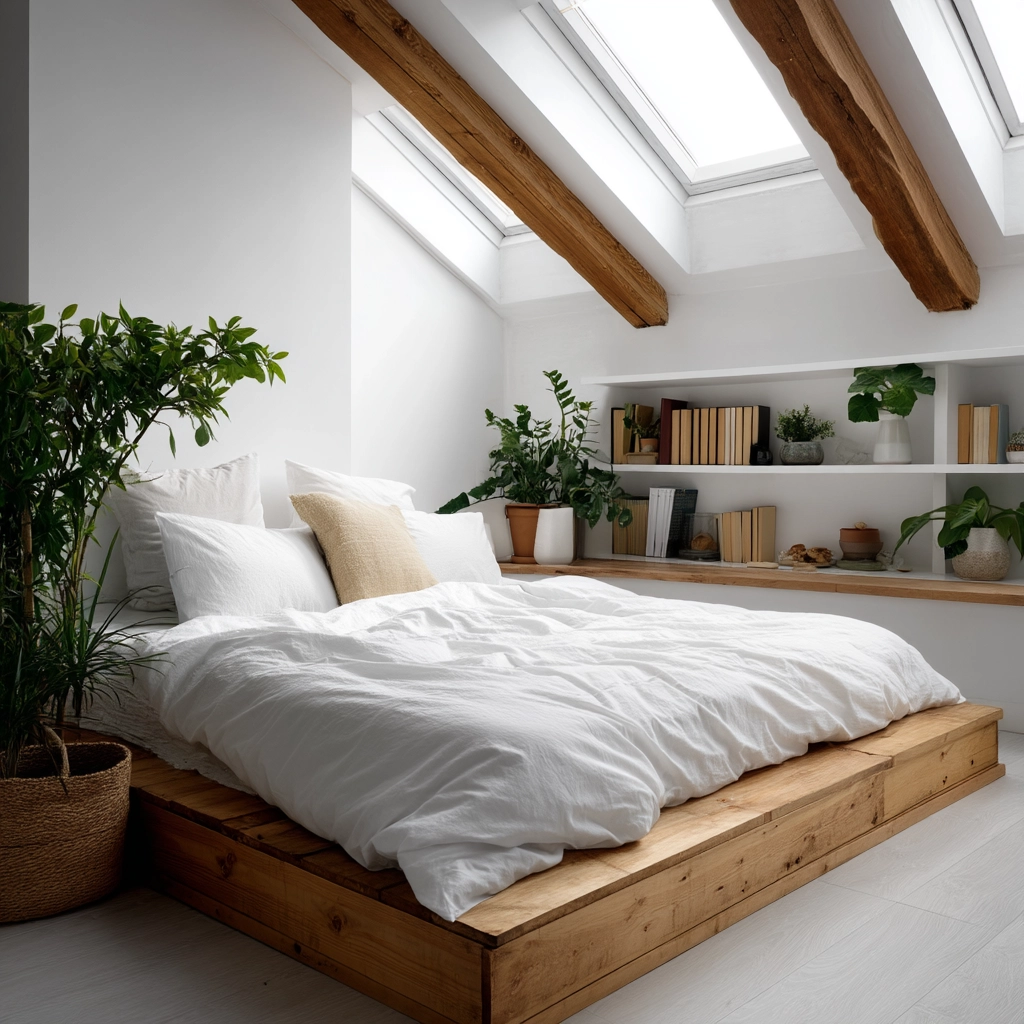 Low Ceiling Attic Bedroom 7