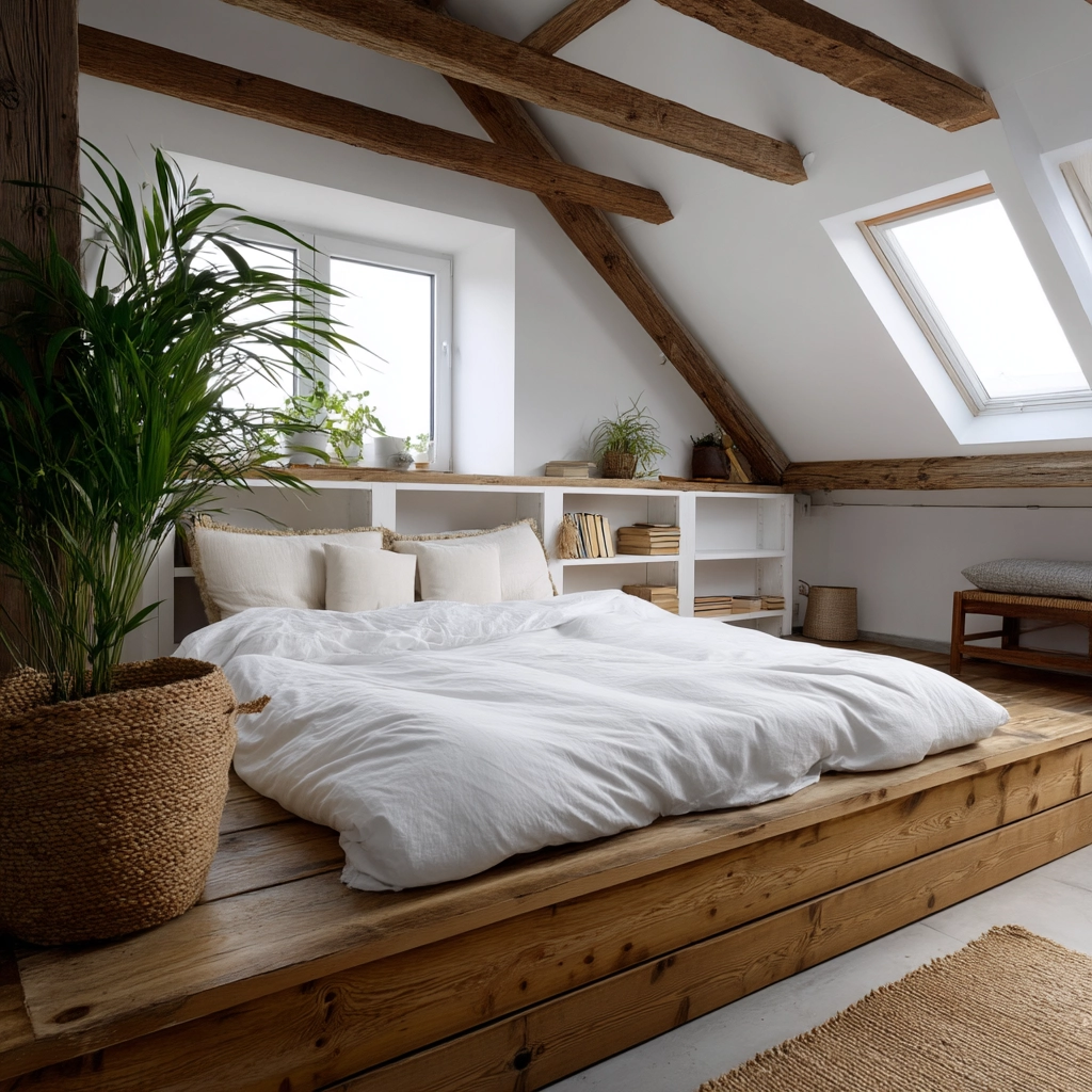 Low Ceiling Attic Bedroom 73