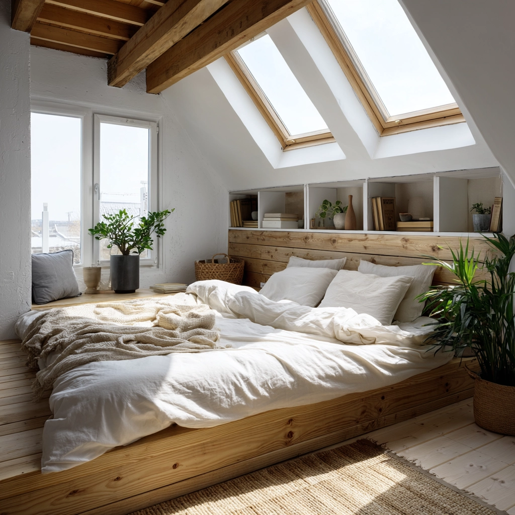 Low Ceiling Attic Bedroom 74