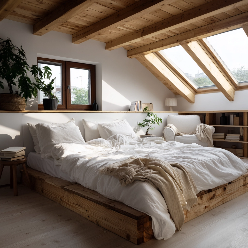 Low Ceiling Attic Bedroom 75