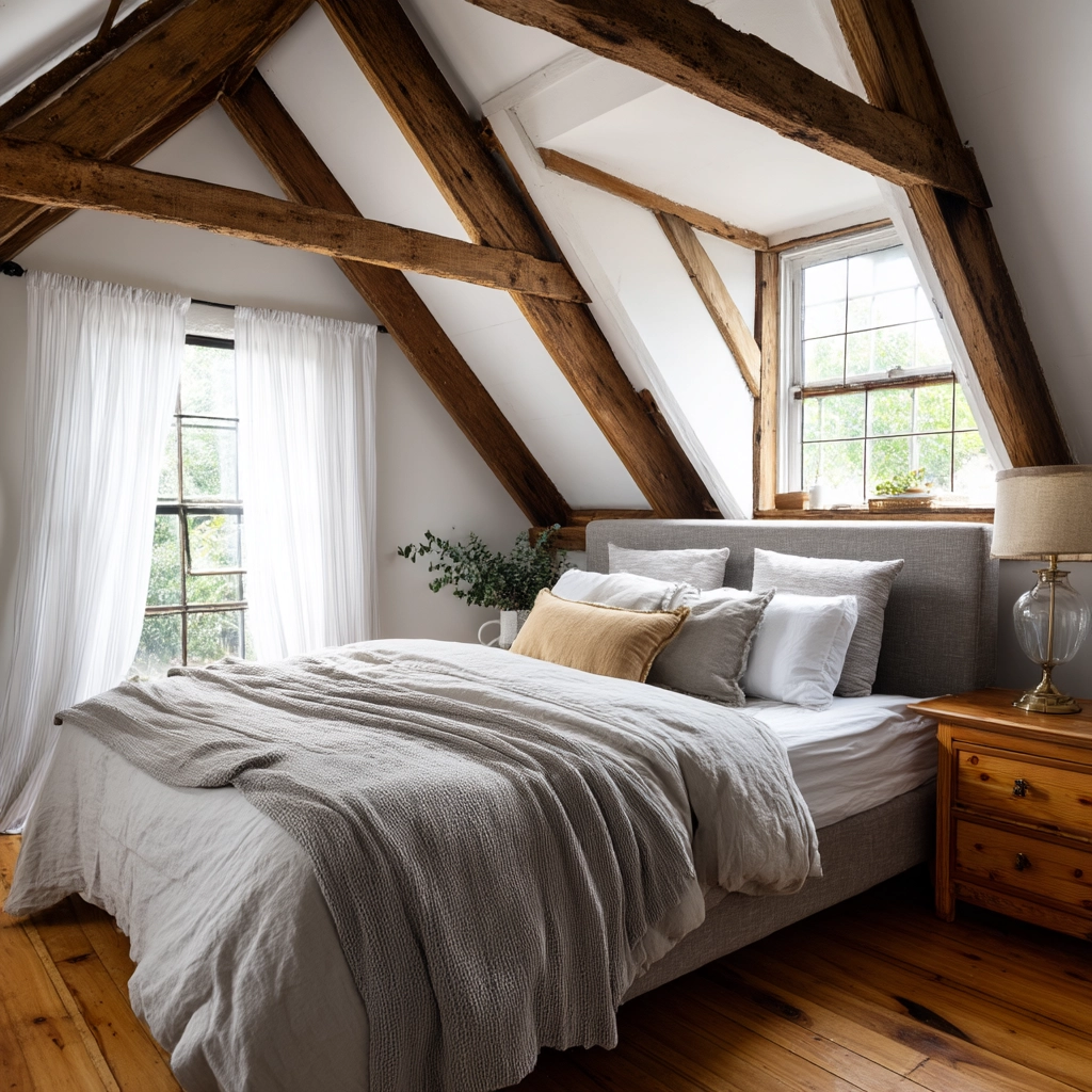 Low Ceiling Attic Bedroom 9