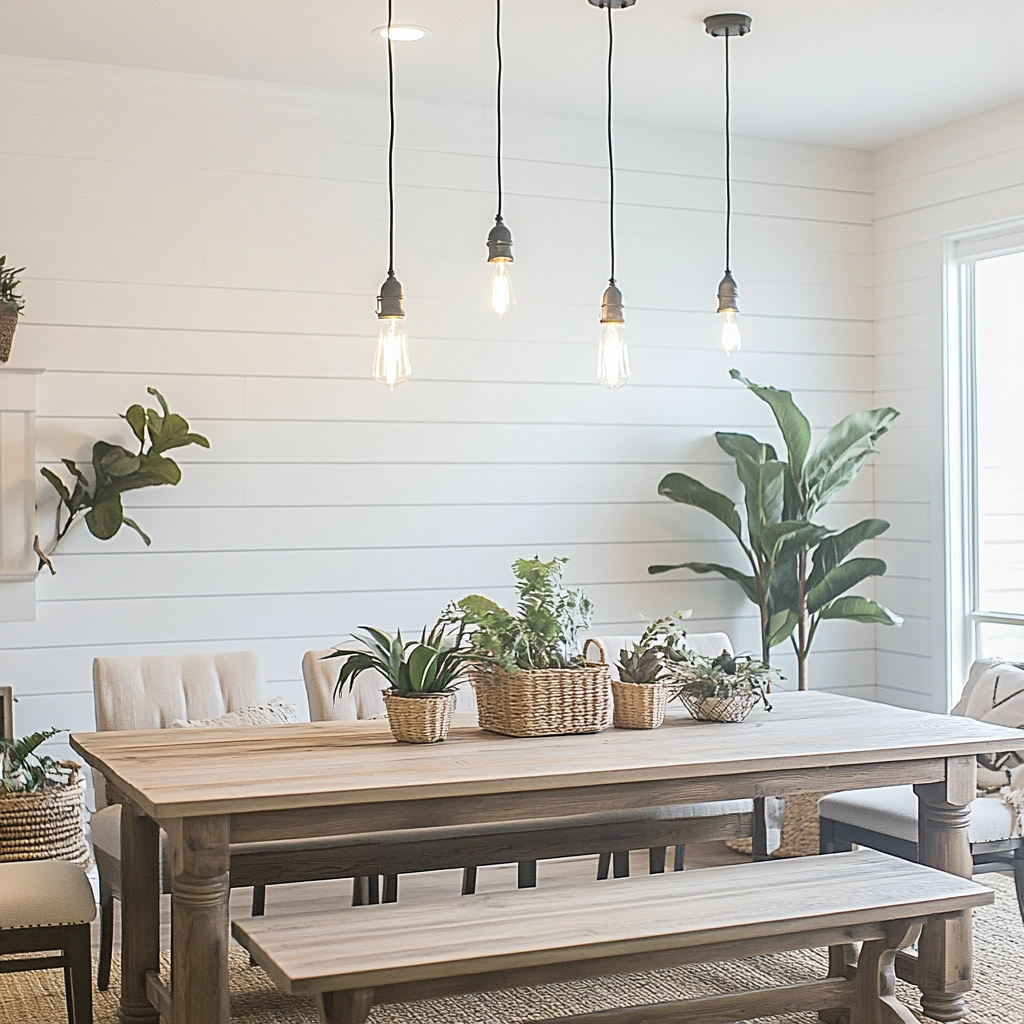 Modern Farmhouse Dining Room Ideas 12
