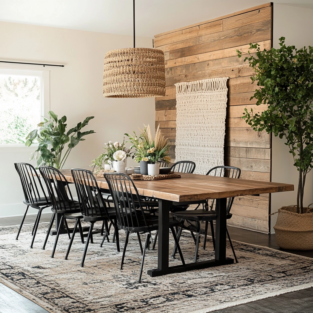 Modern Farmhouse Dining Room Ideas 13