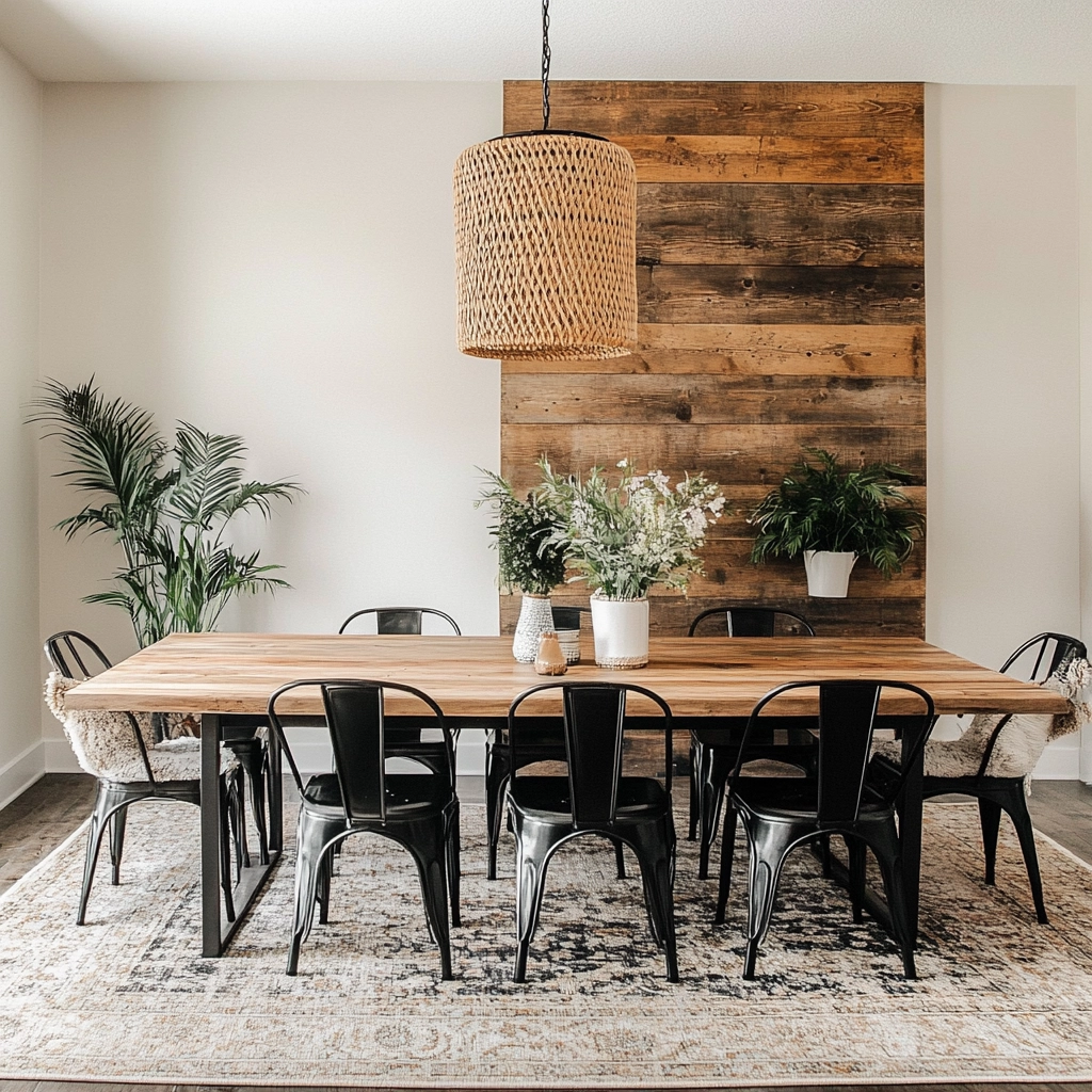 Modern Farmhouse Dining Room Ideas 14