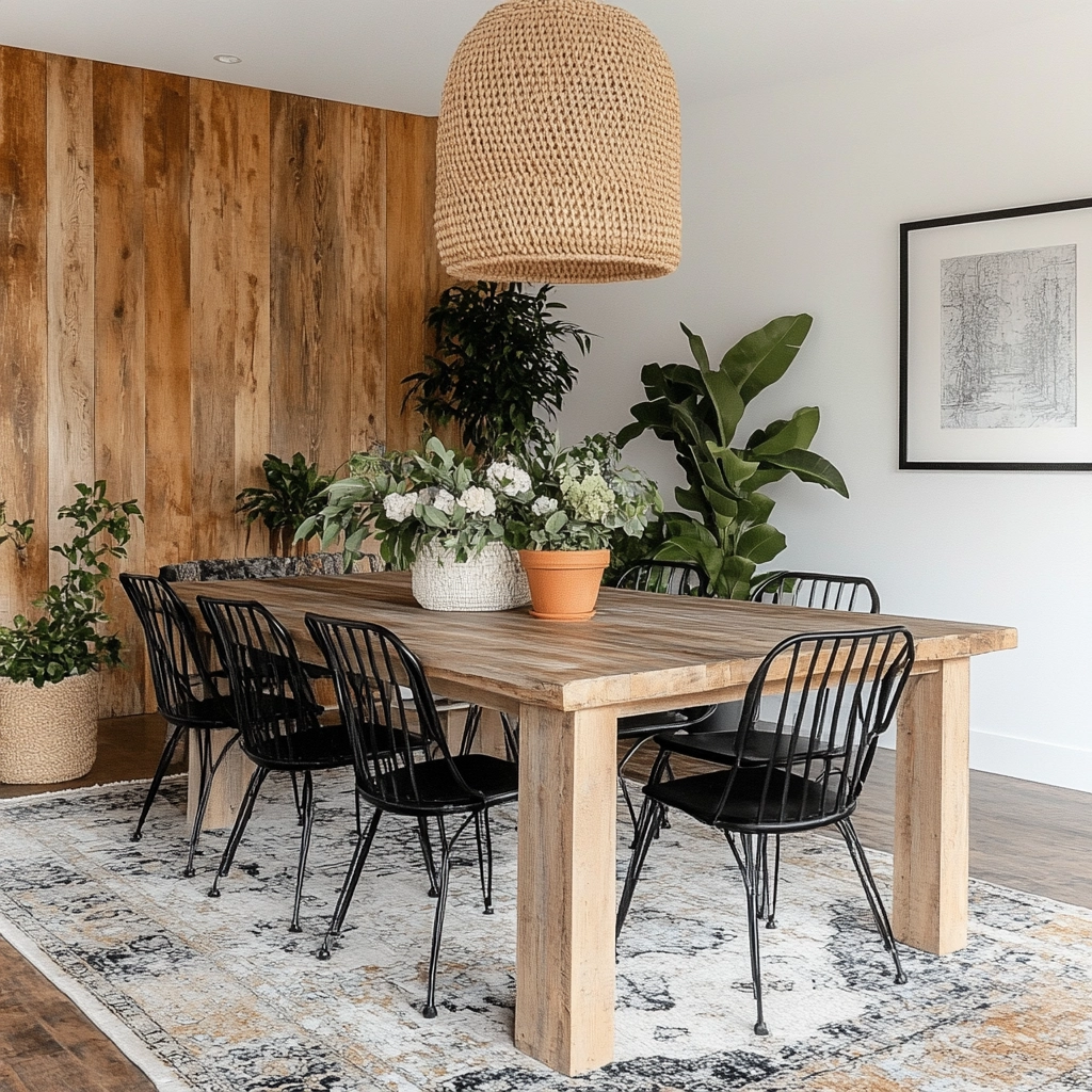 Modern Farmhouse Dining Room Ideas 15