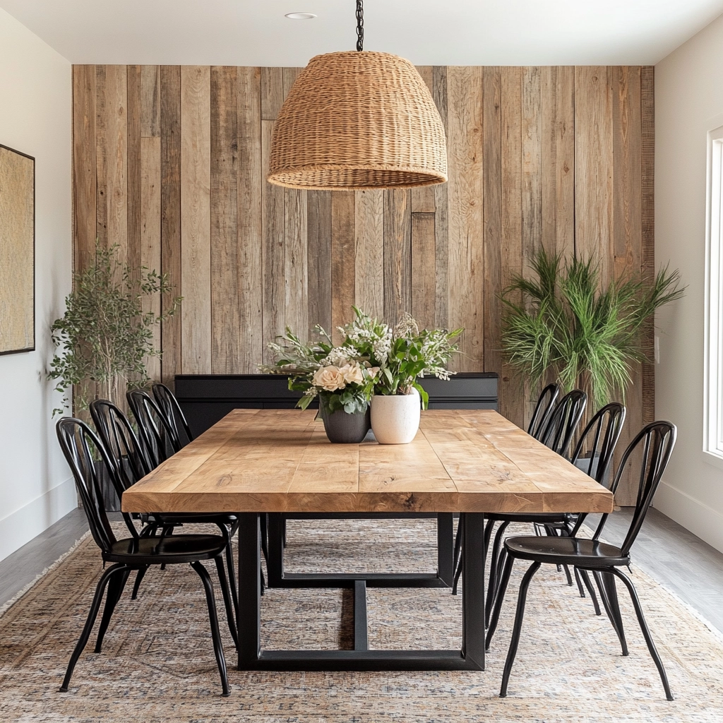 Modern Farmhouse Dining Room Ideas 16