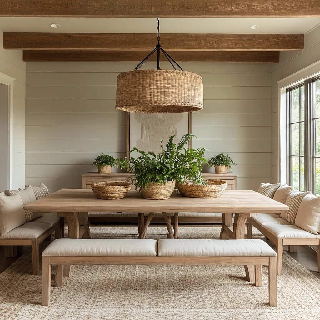 Modern Farmhouse Dining Room Ideas 17