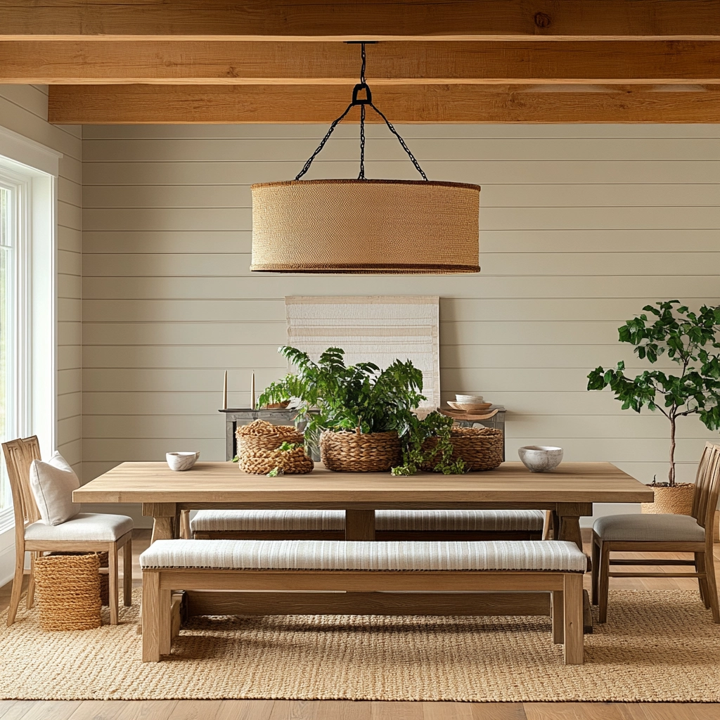 Modern Farmhouse Dining Room Ideas 19