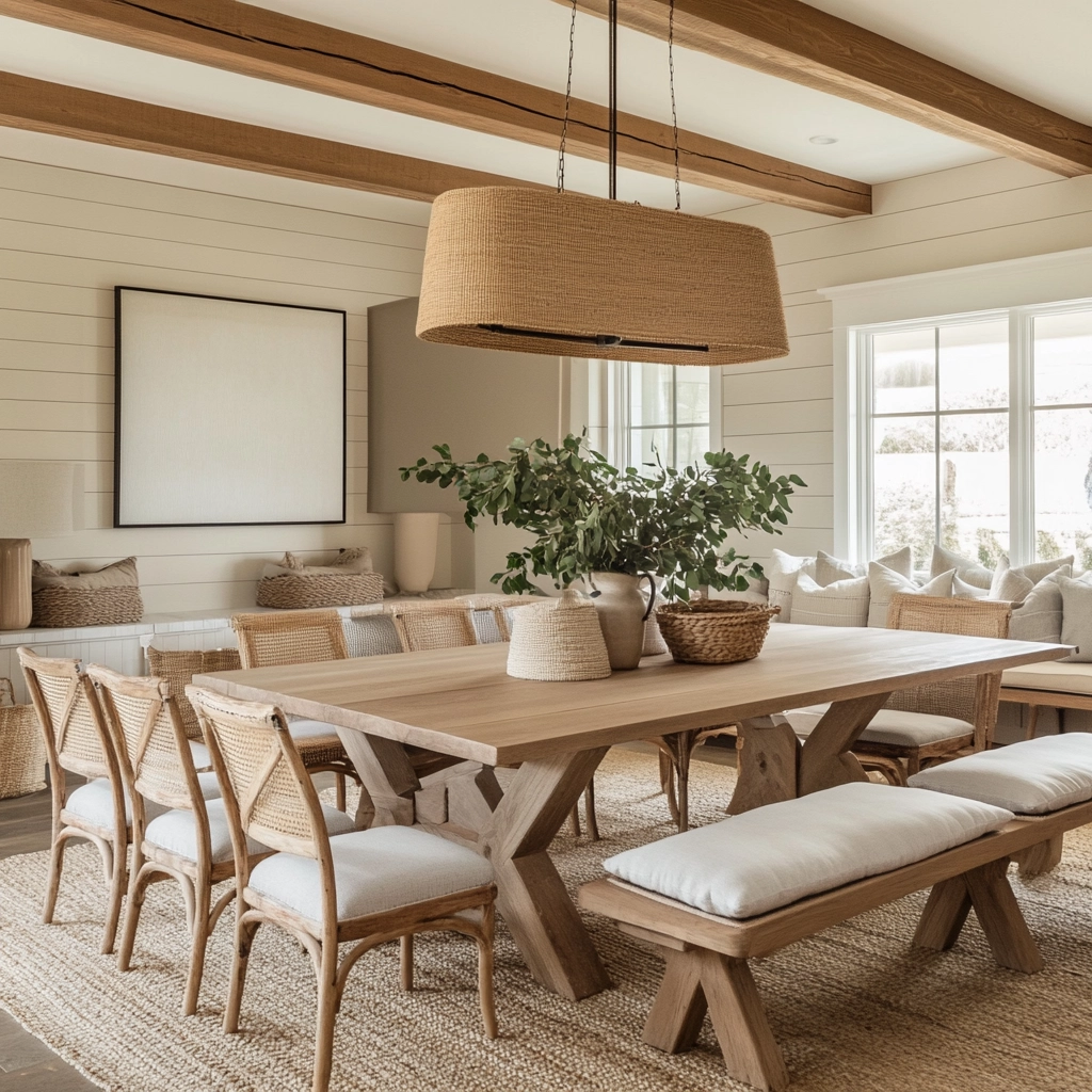 Modern Farmhouse Dining Room Ideas 20