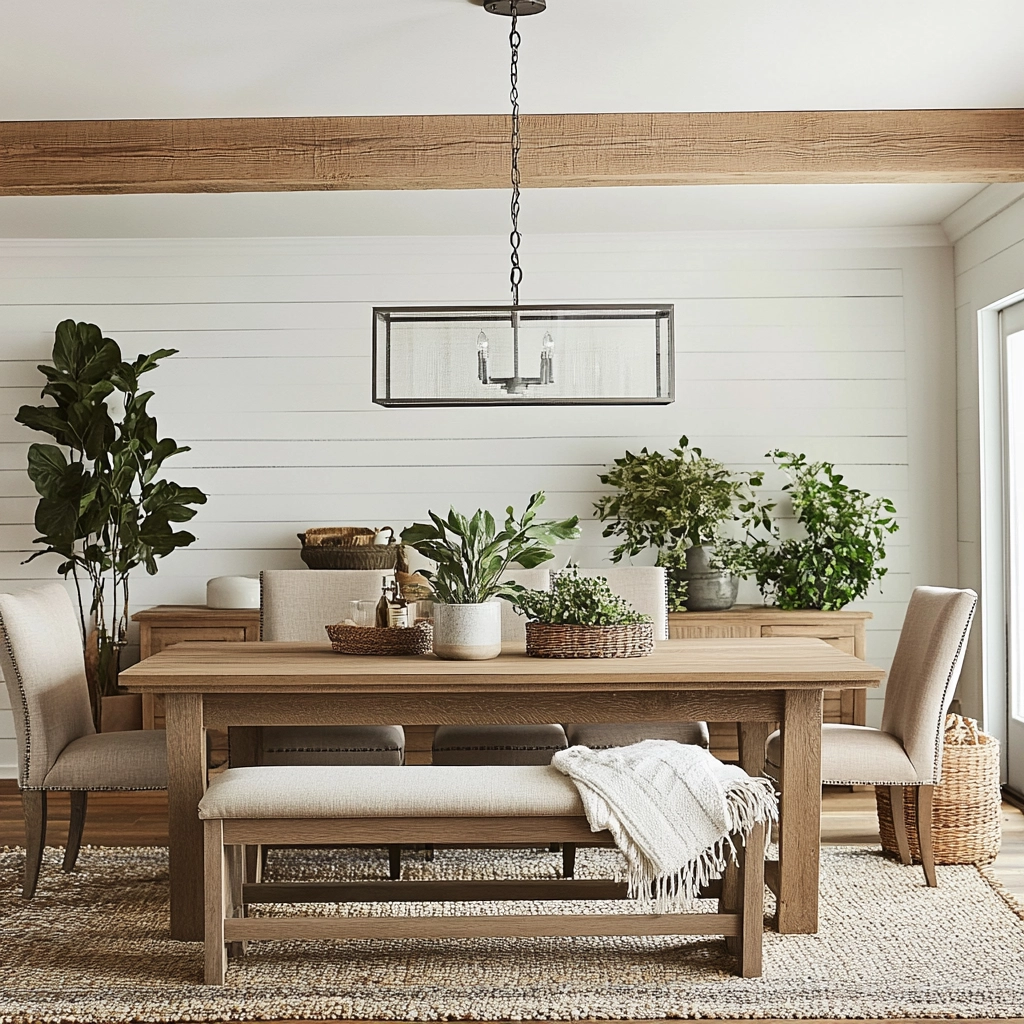 Modern Farmhouse Dining Room Ideas 21