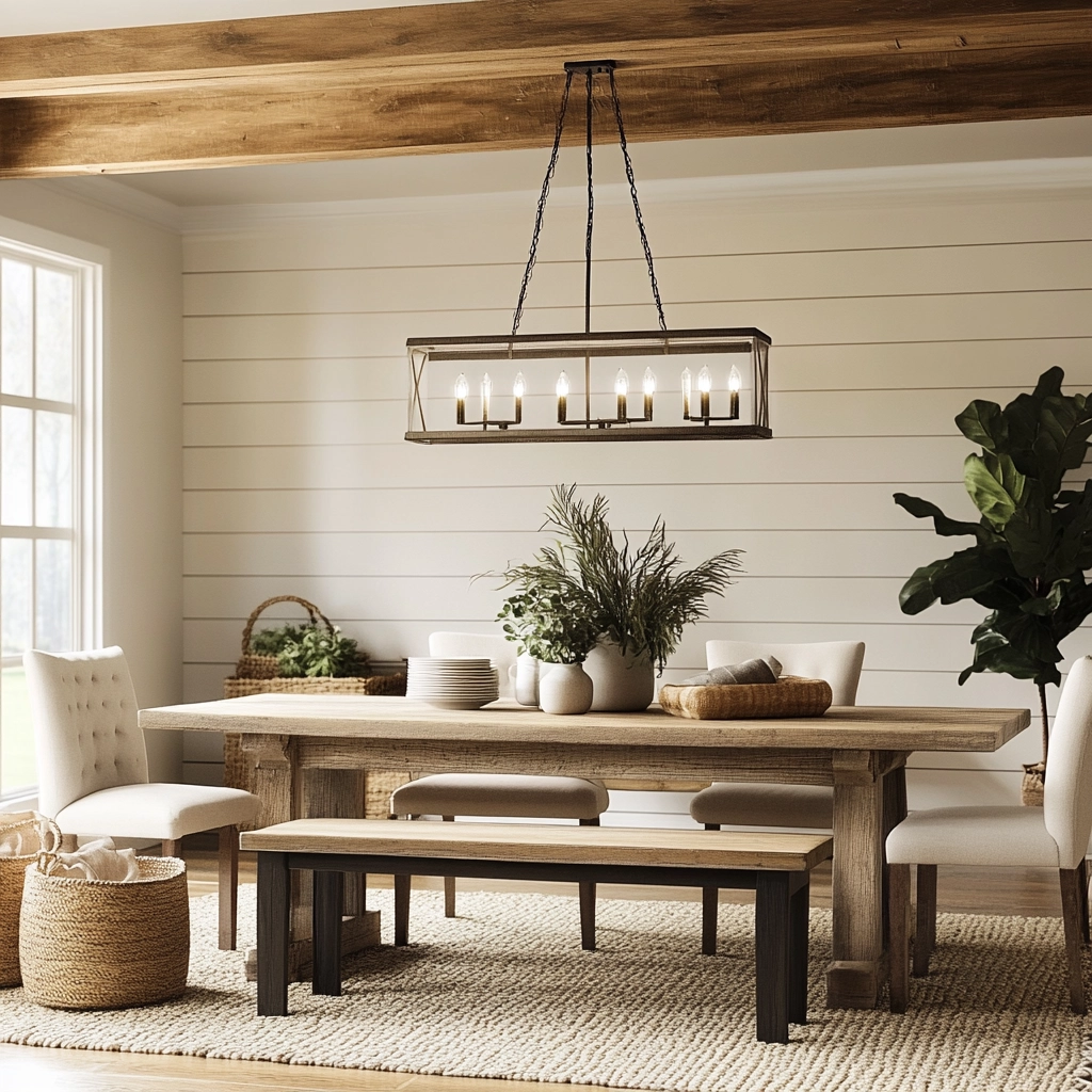Modern Farmhouse Dining Room Ideas 22