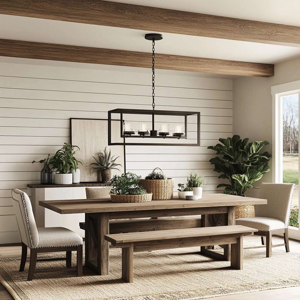 Modern Farmhouse Dining Room Ideas 24