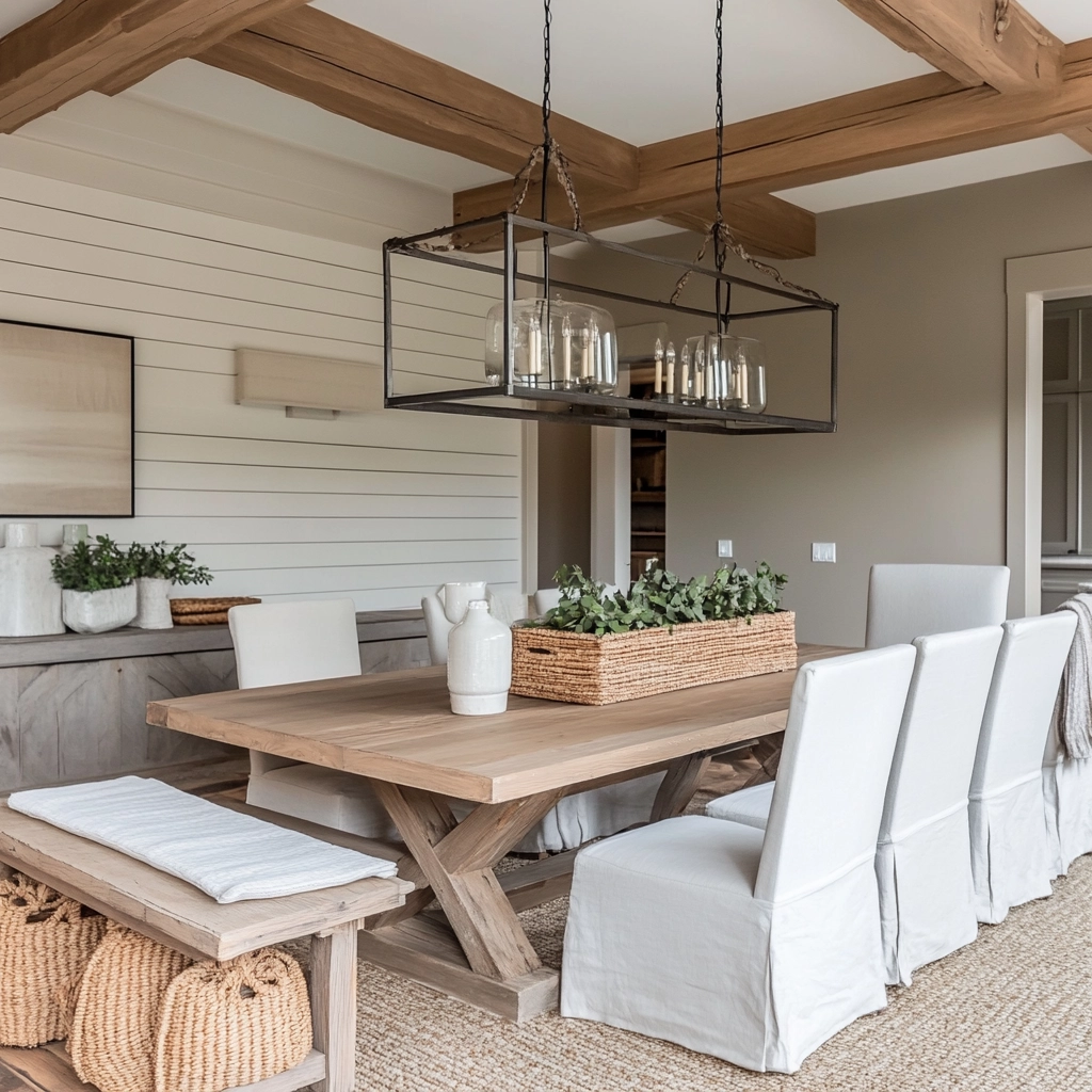 Modern Farmhouse Dining Room Ideas 27