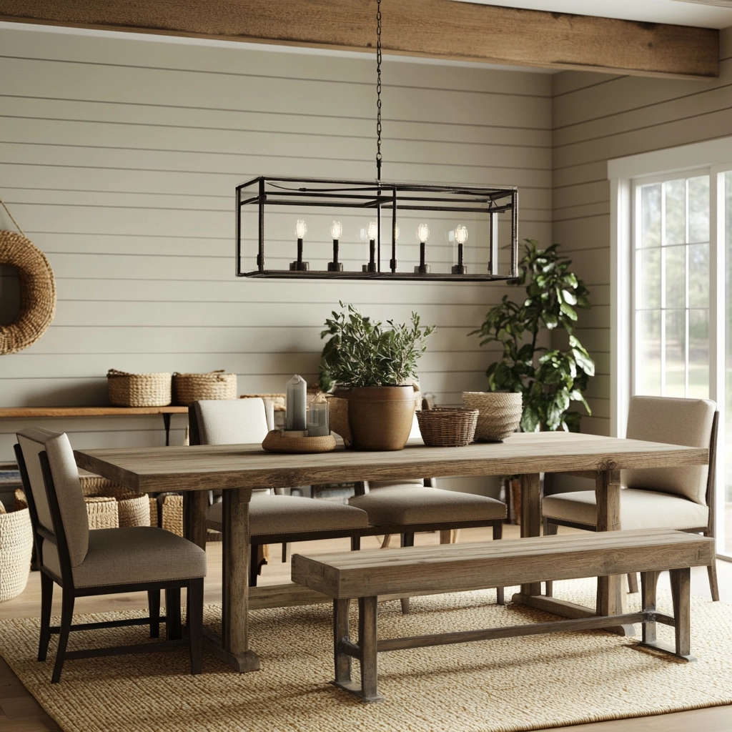 Modern Farmhouse Dining Room Ideas 29