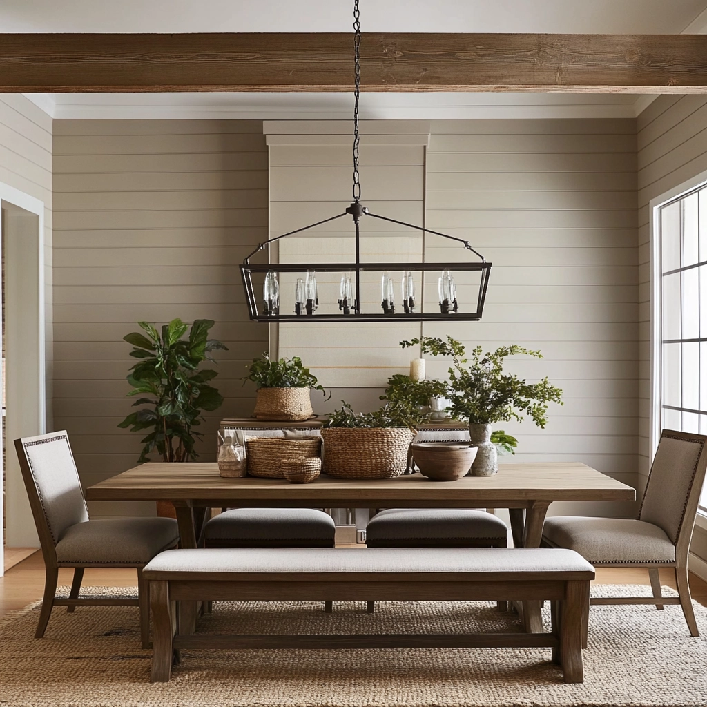 Modern Farmhouse Dining Room Ideas 32