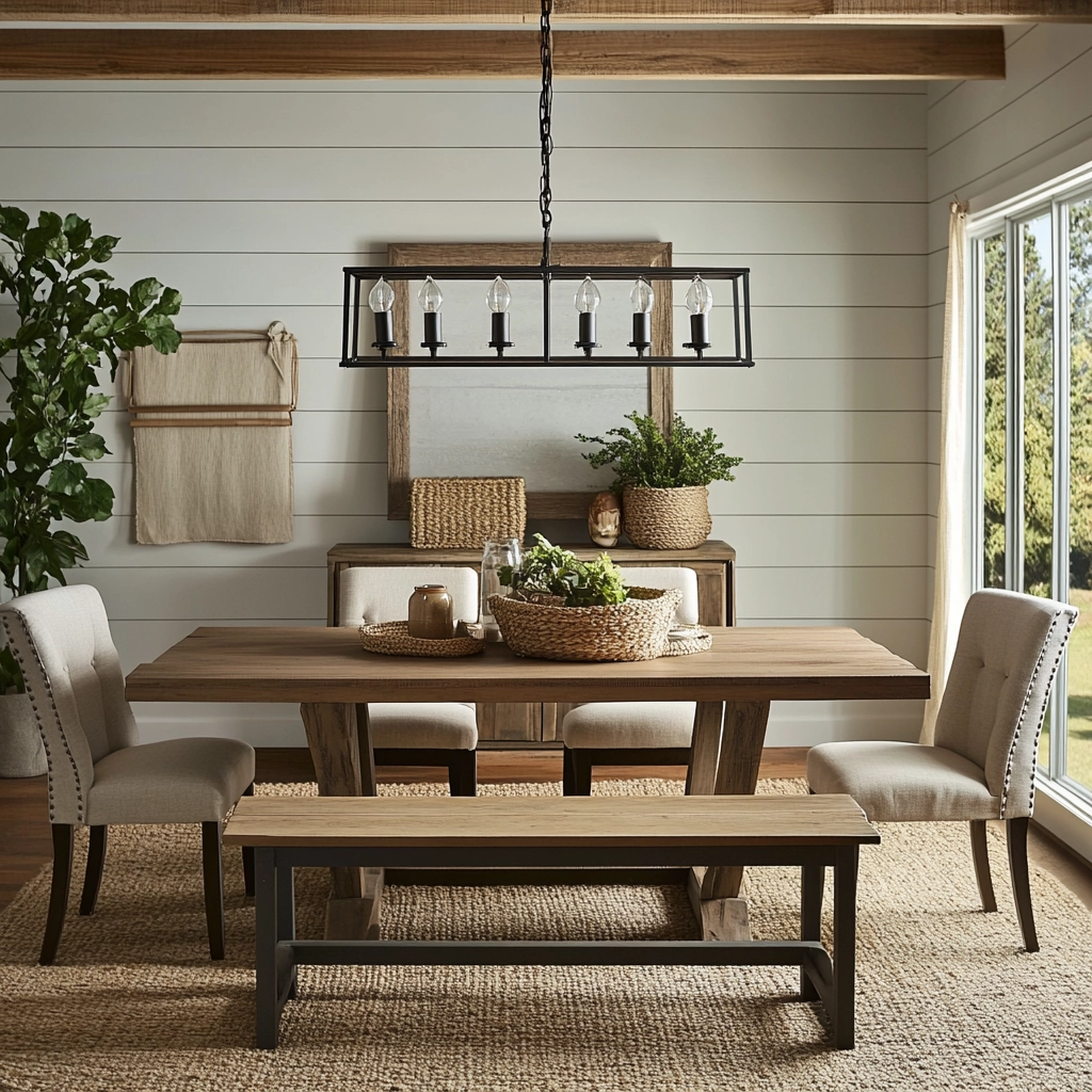 Modern Farmhouse Dining Room Ideas 33