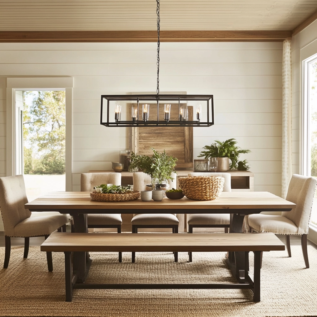 Modern Farmhouse Dining Room Ideas 34