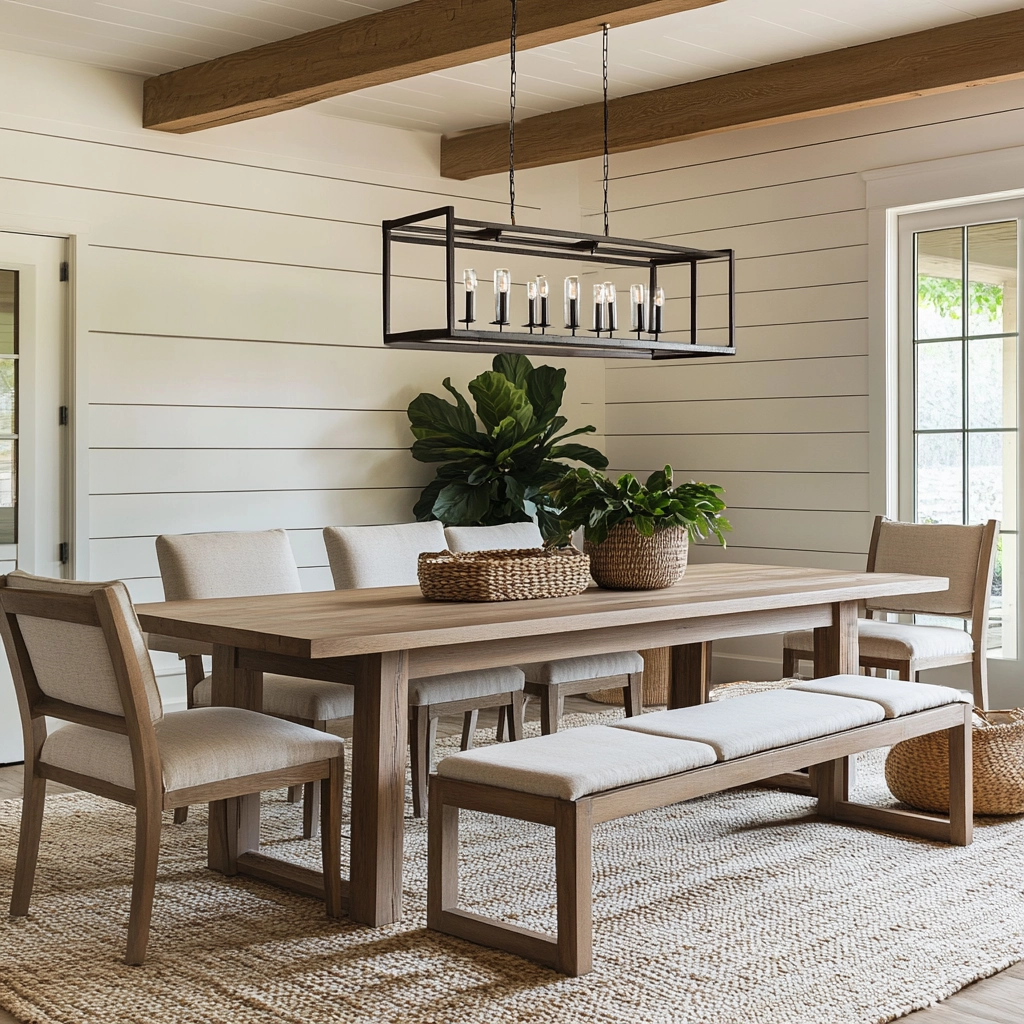 Modern Farmhouse Dining Room Ideas 36