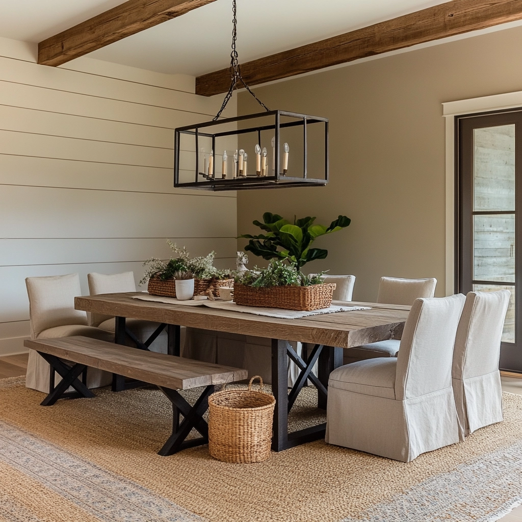 Modern Farmhouse Dining Room Ideas 39