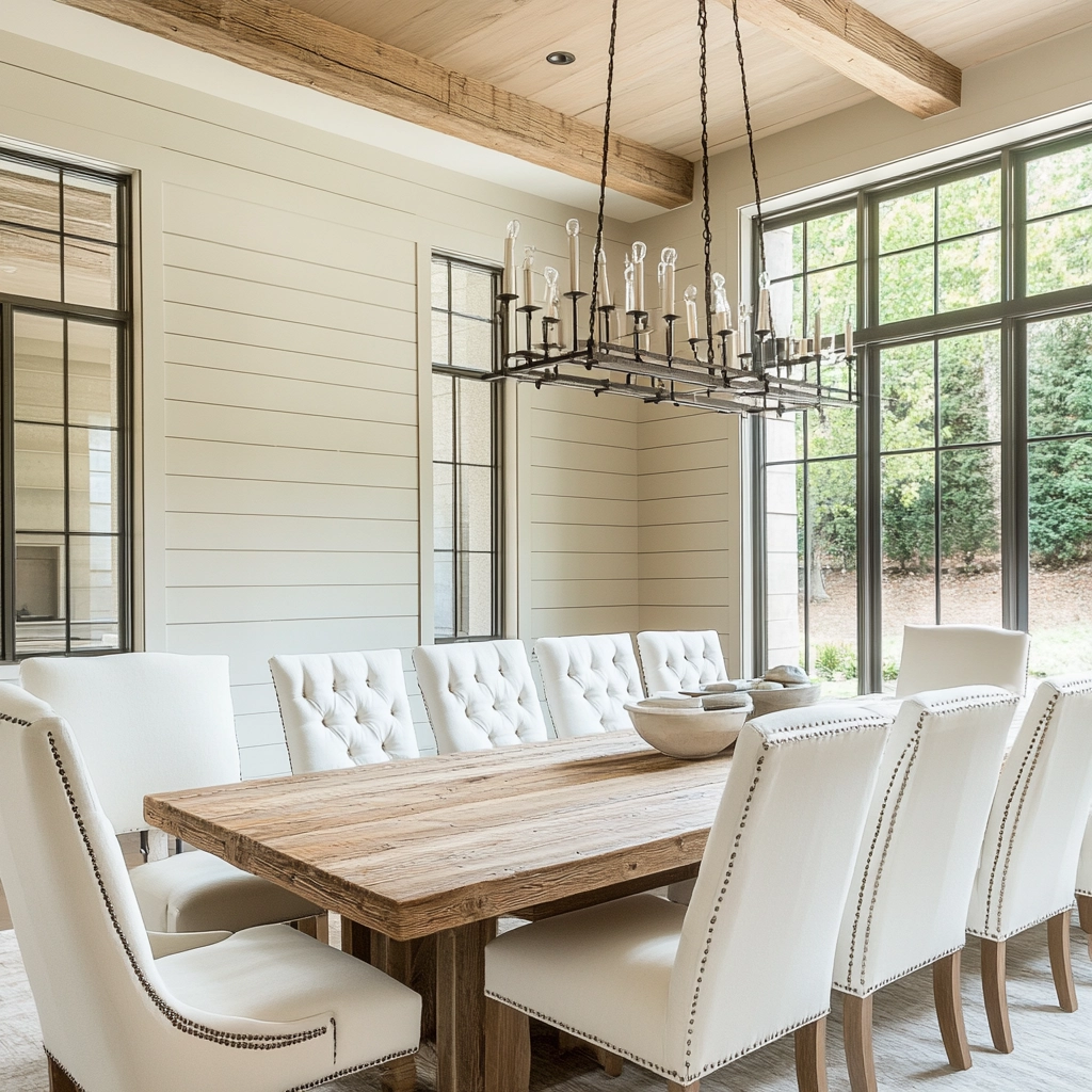 Modern Farmhouse Dining Room Ideas 4