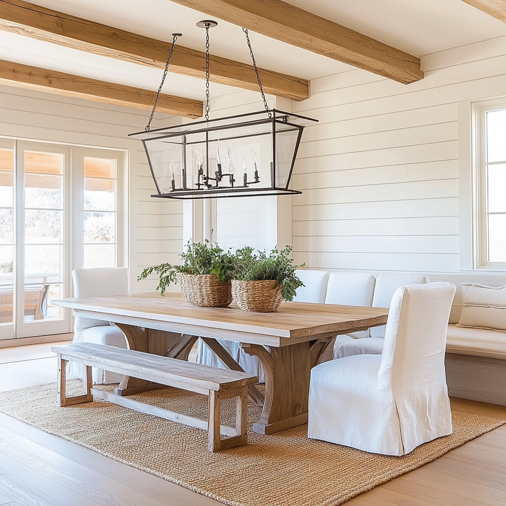 Modern Farmhouse Dining Room Ideas 41