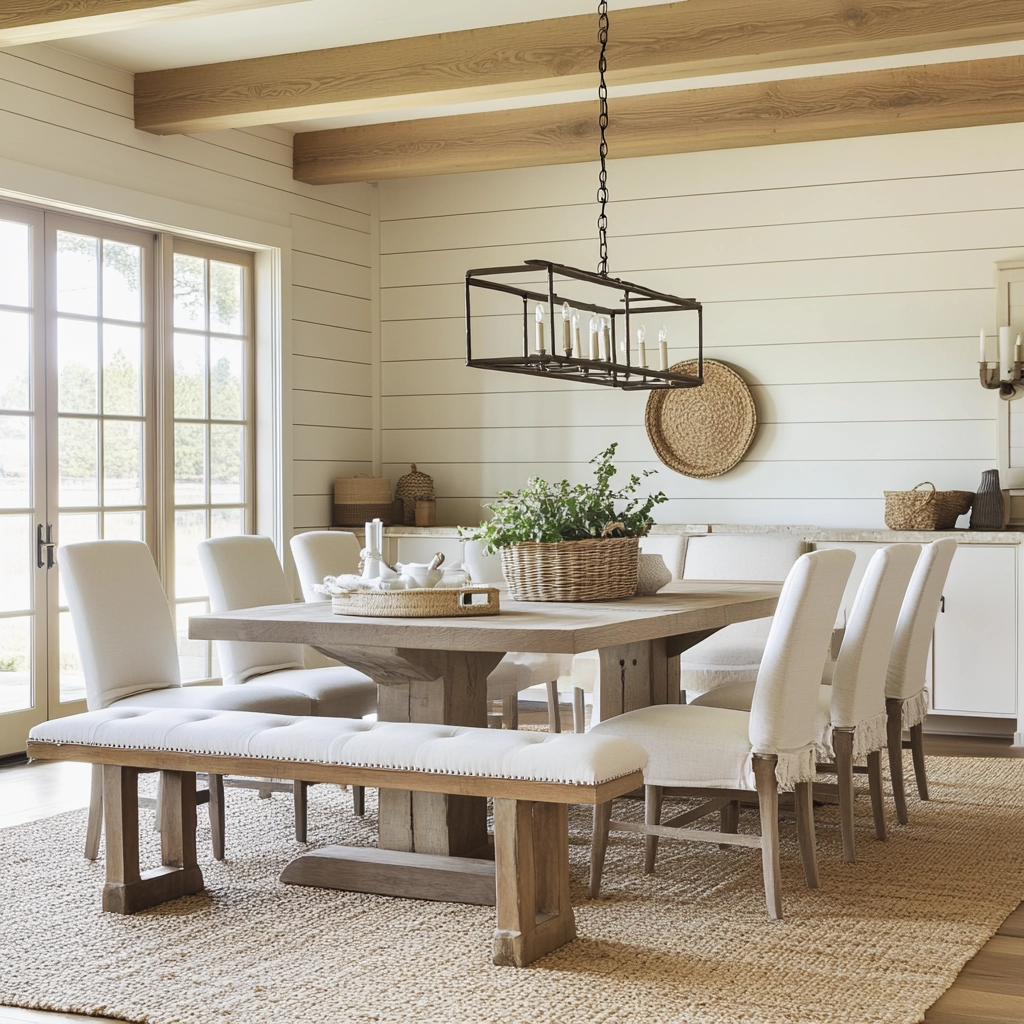 Modern Farmhouse Dining Room Ideas 42