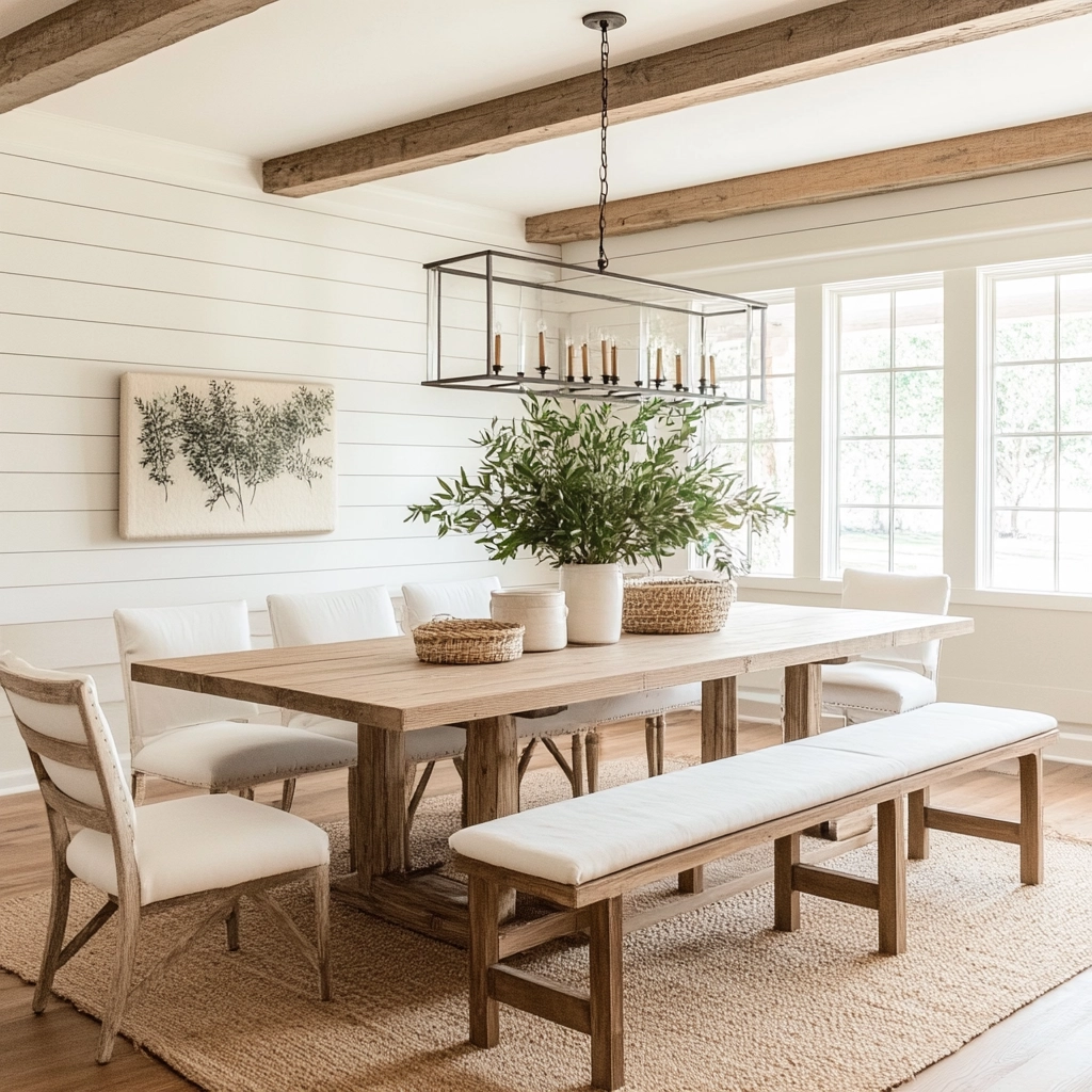 Modern Farmhouse Dining Room Ideas 44