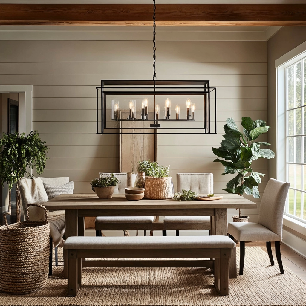 Modern Farmhouse Dining Room Ideas 47