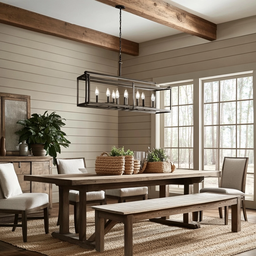 Modern Farmhouse Dining Room Ideas 48