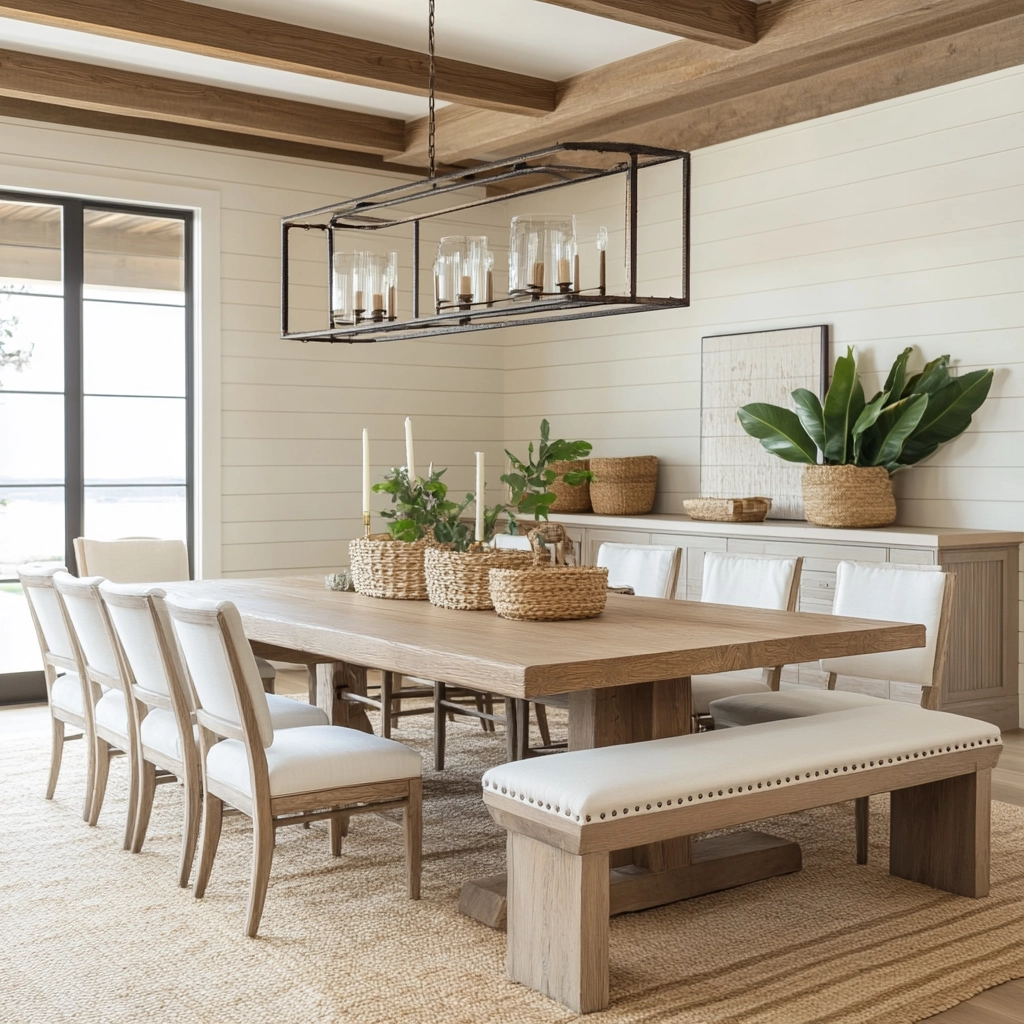 Modern Farmhouse Dining Room Ideas 50
