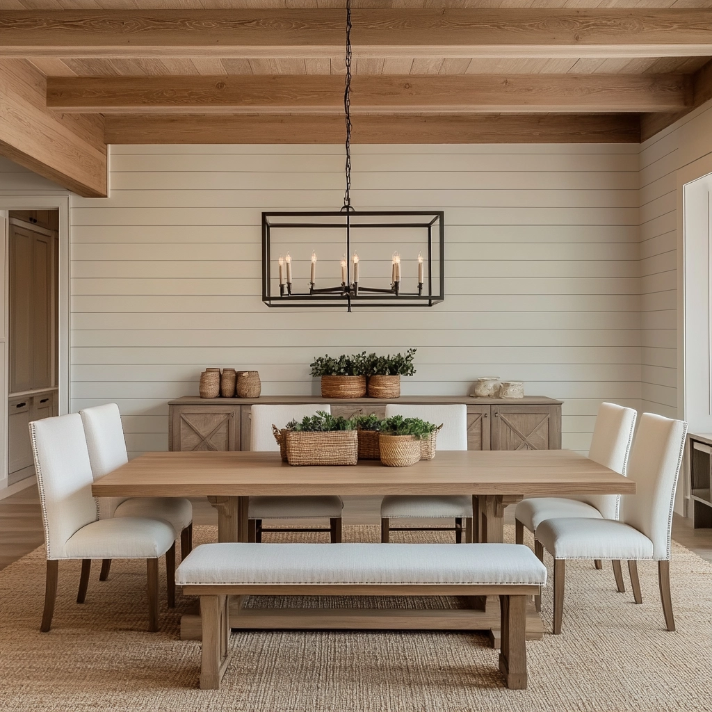 Modern Farmhouse Dining Room Ideas 57