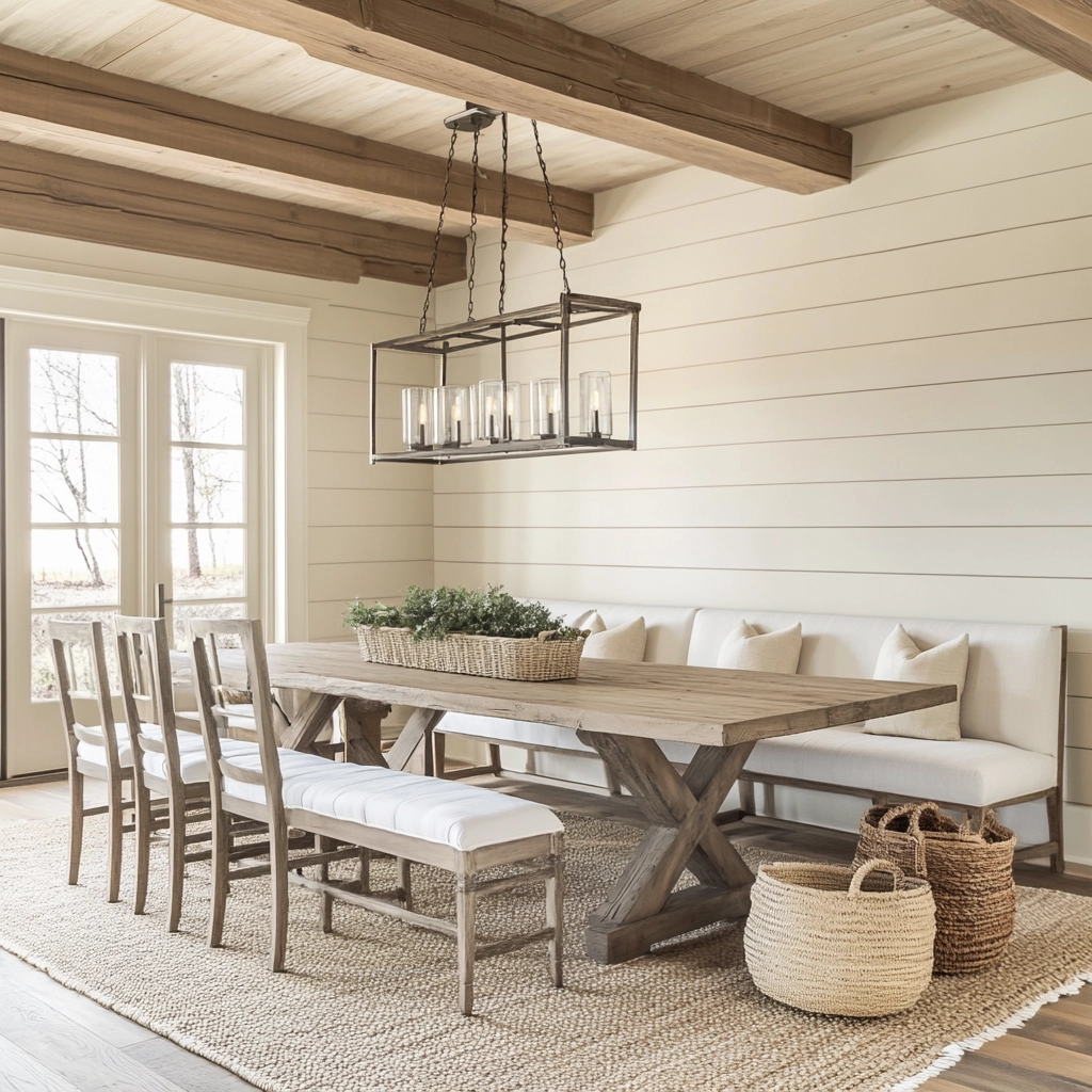 Modern Farmhouse Dining Room Ideas 58