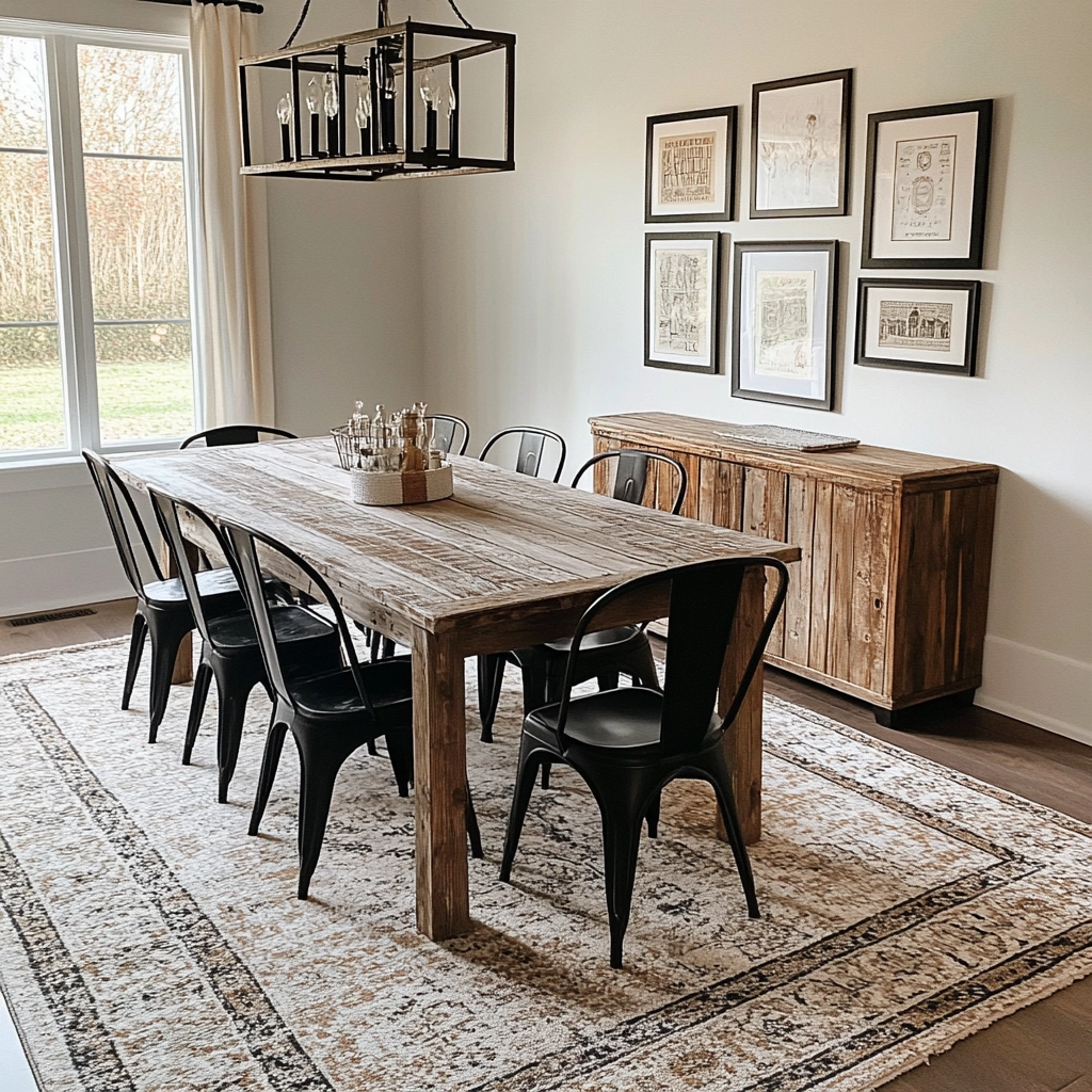 Modern Farmhouse Dining Room Ideas 6