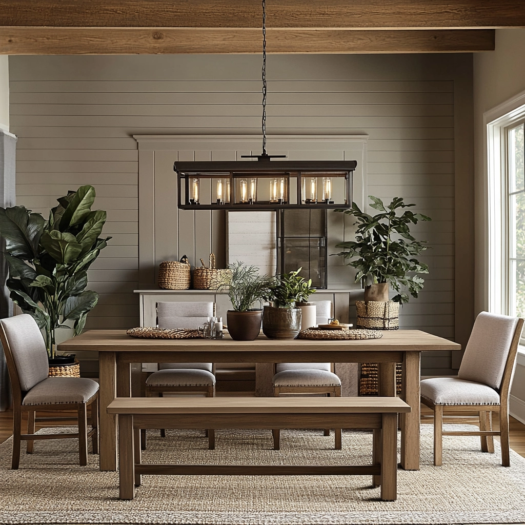 Modern Farmhouse Dining Room Ideas 61
