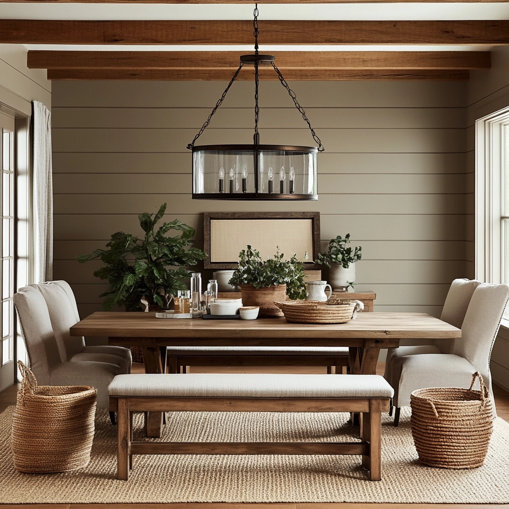 Modern Farmhouse Dining Room Ideas 62