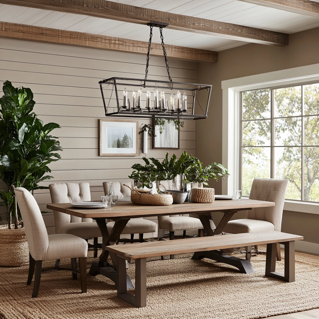 Modern Farmhouse Dining Room Ideas 64