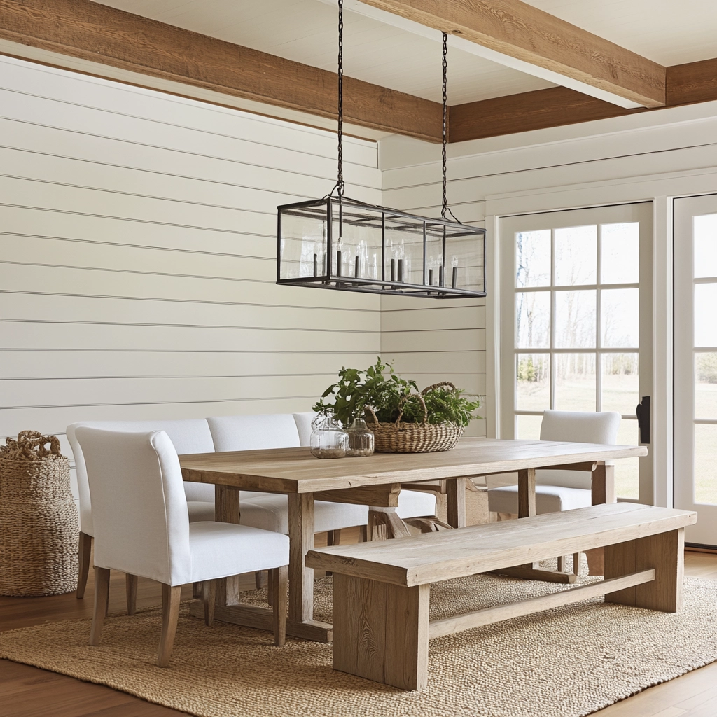 Modern Farmhouse Dining Room Ideas 65