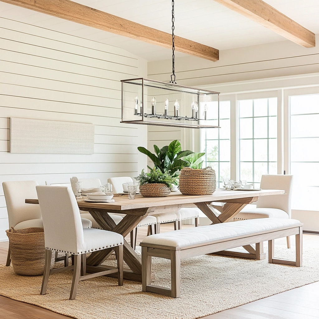 Modern Farmhouse Dining Room Ideas 66