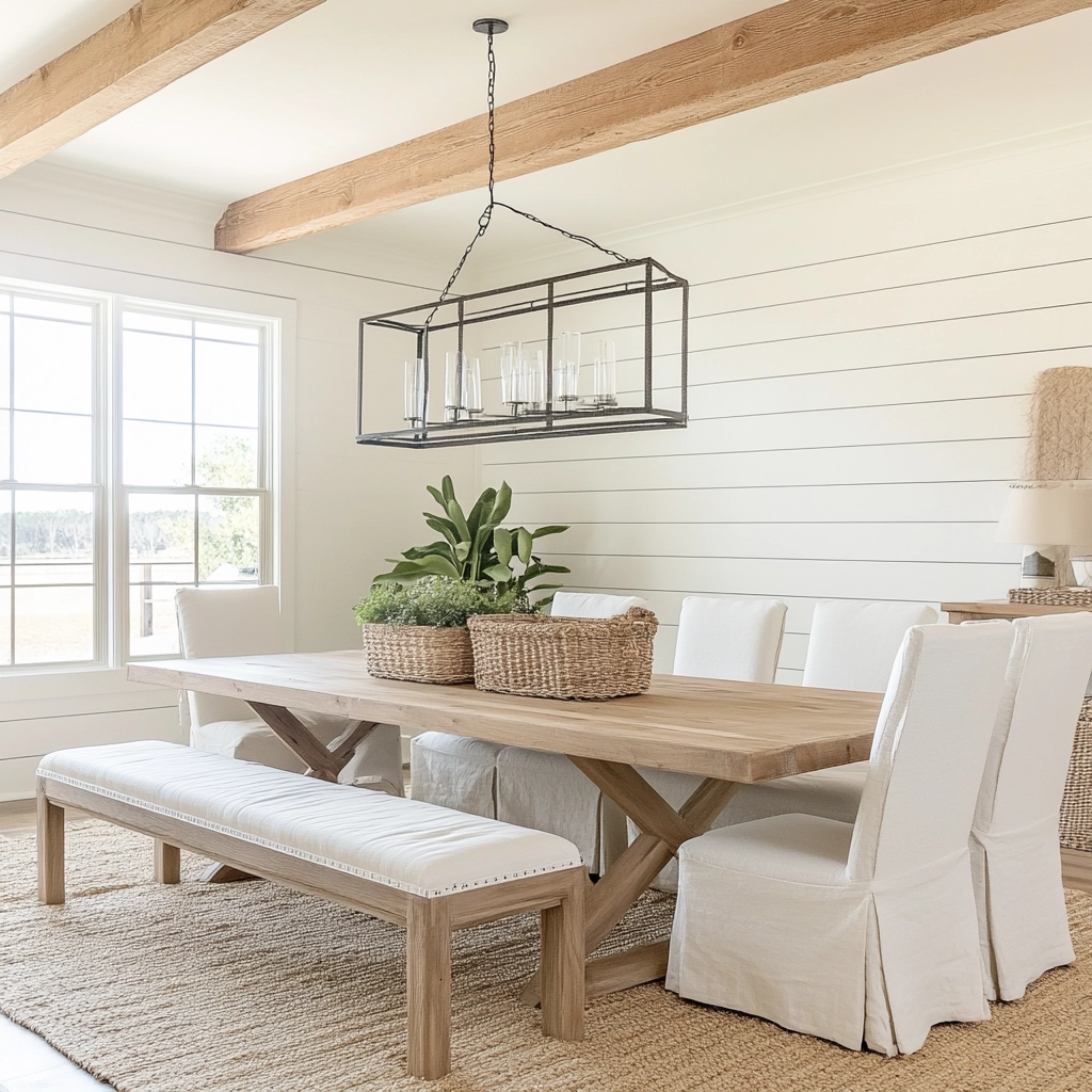 Modern Farmhouse Dining Room Ideas 68