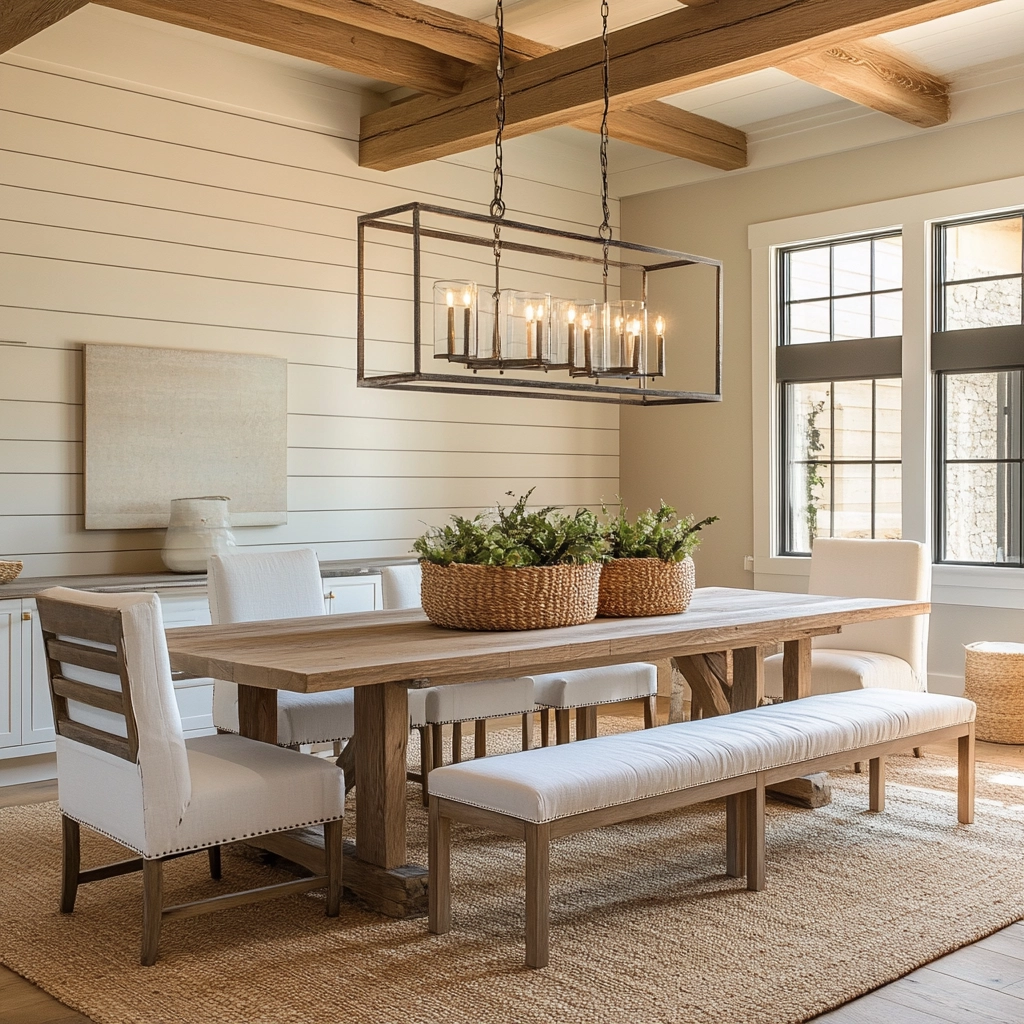Modern Farmhouse Dining Room Ideas 73