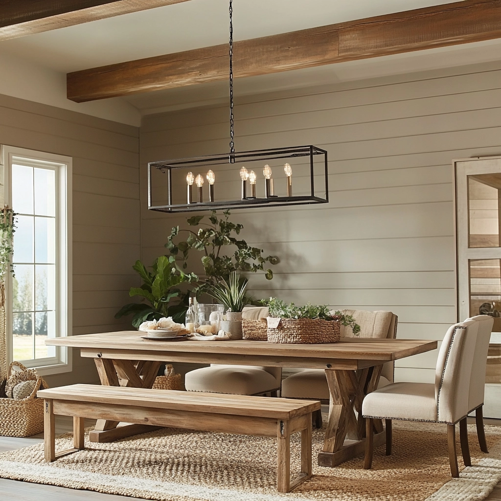 Modern Farmhouse Dining Room Ideas 77
