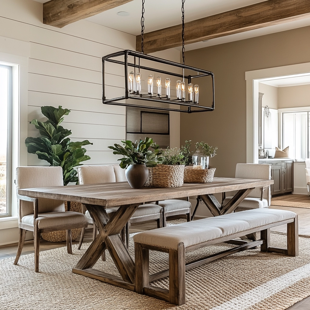 Modern Farmhouse Dining Room Ideas 78